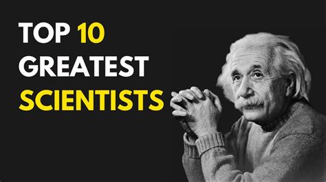 scientest|Top 10 Greatest Scientists